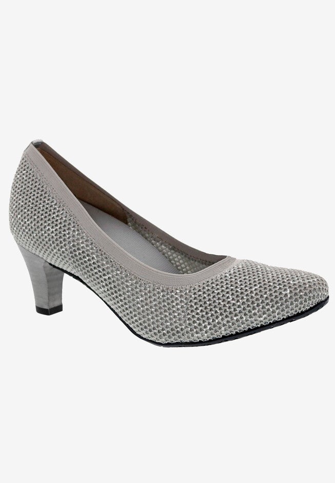 Kitty Pump, LIGHT GREY LUREX, hi-res image number 0