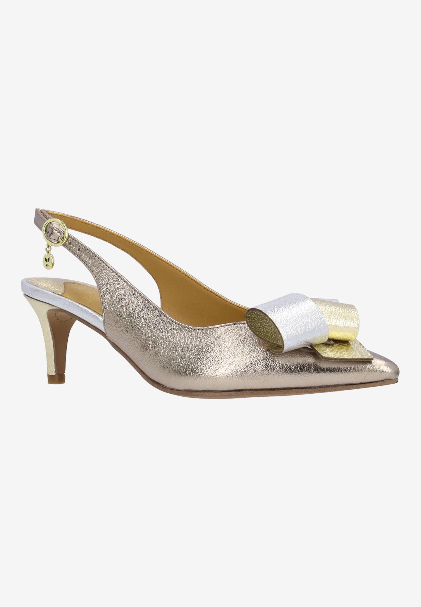 Delara Slingback Pump, TAUPE GOLD SILVER, hi-res image number 0