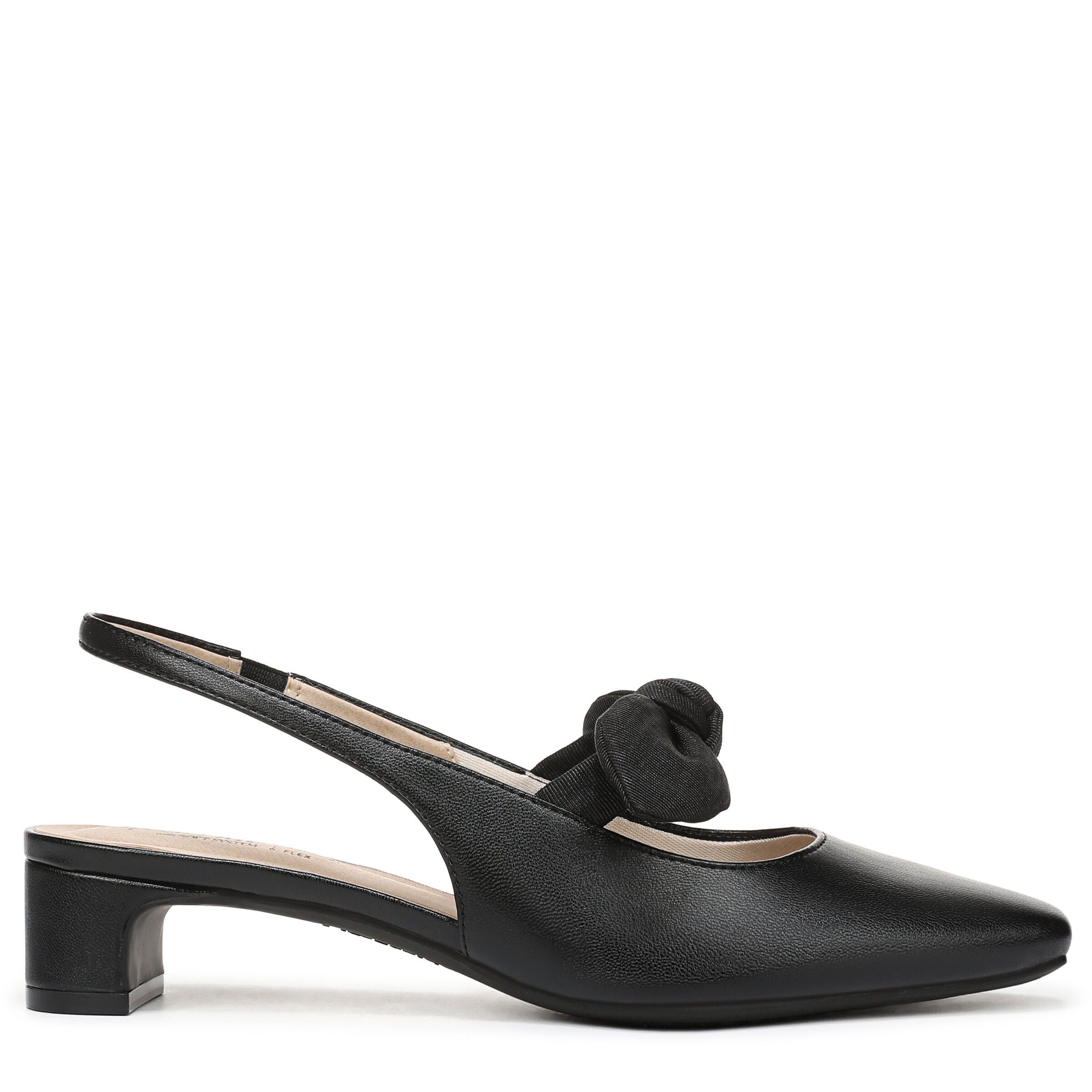 Lucia Slingback Pump, BLACK, alternate image number 3