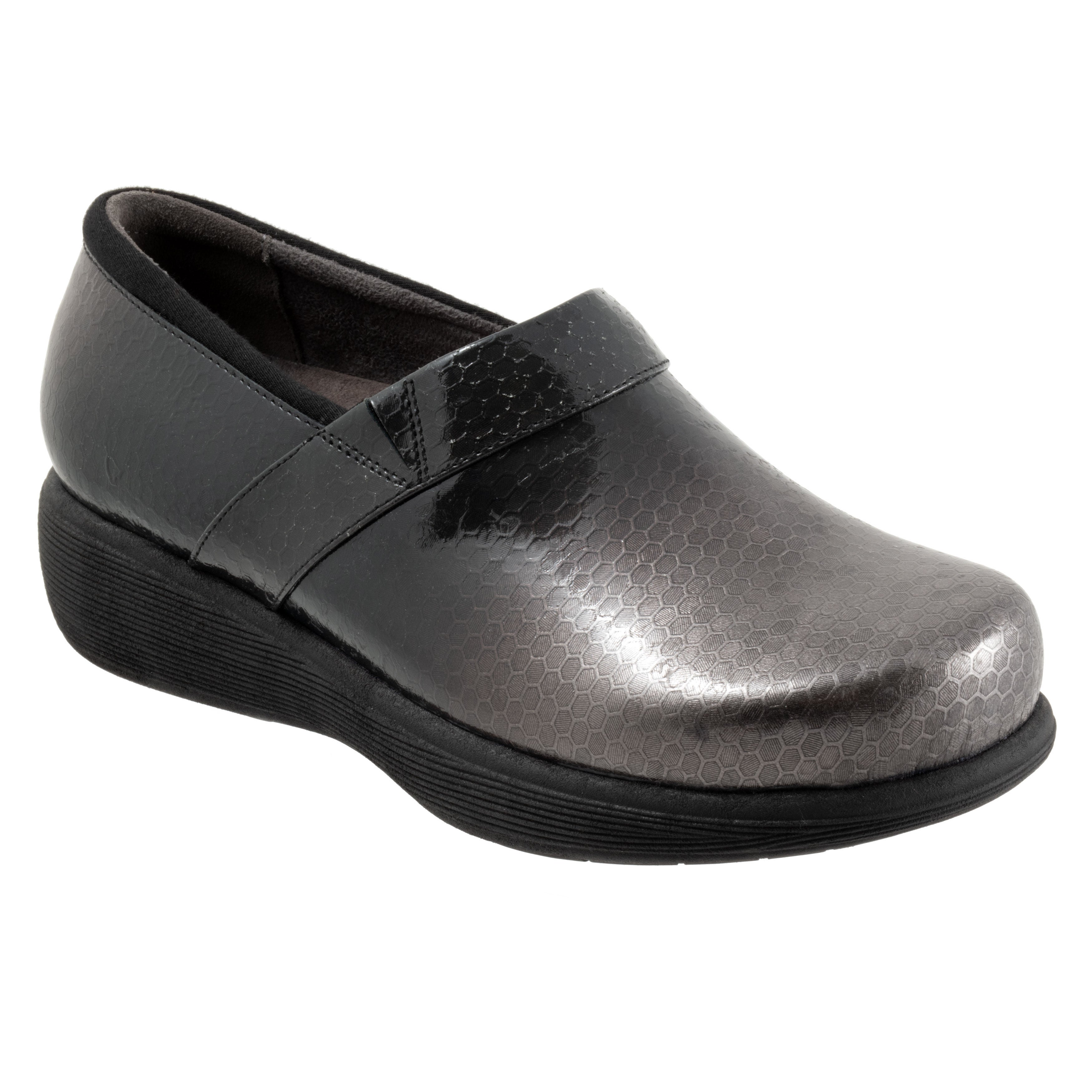 Meredith Sport Clog, BLACK EMBOSSED, hi-res image number 0