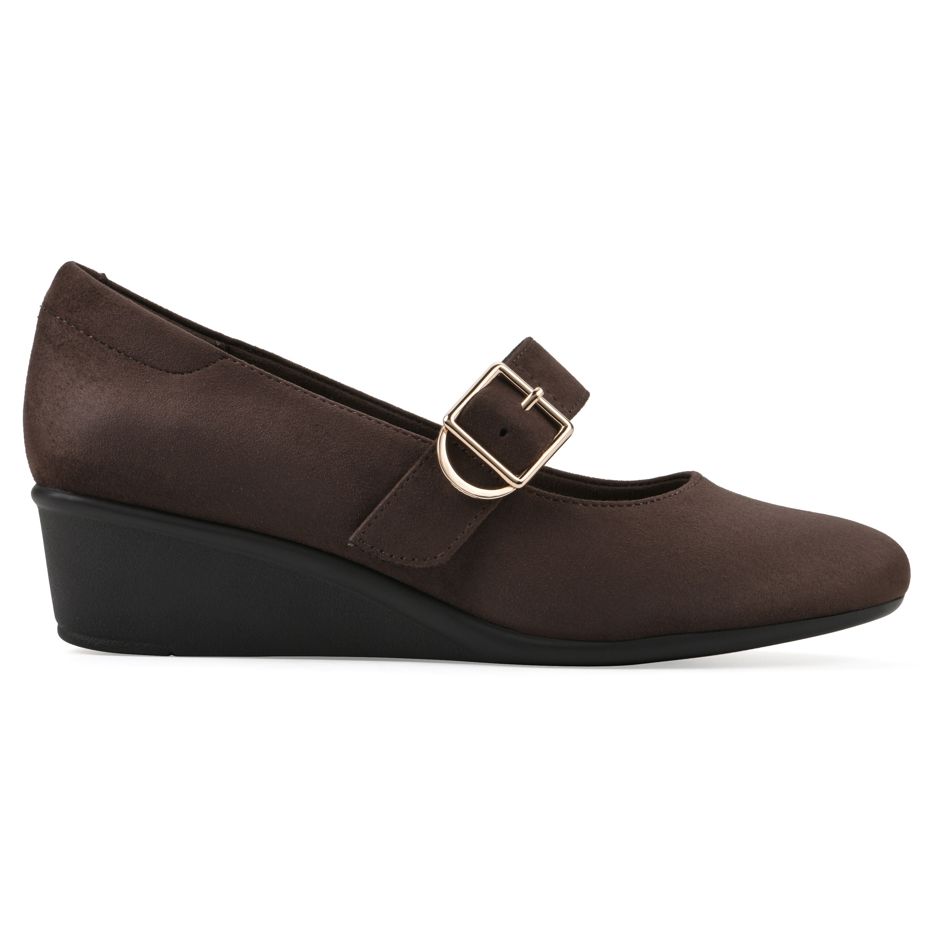 Bolford Wedge Pump, DARK BROWN, alternate image number 2