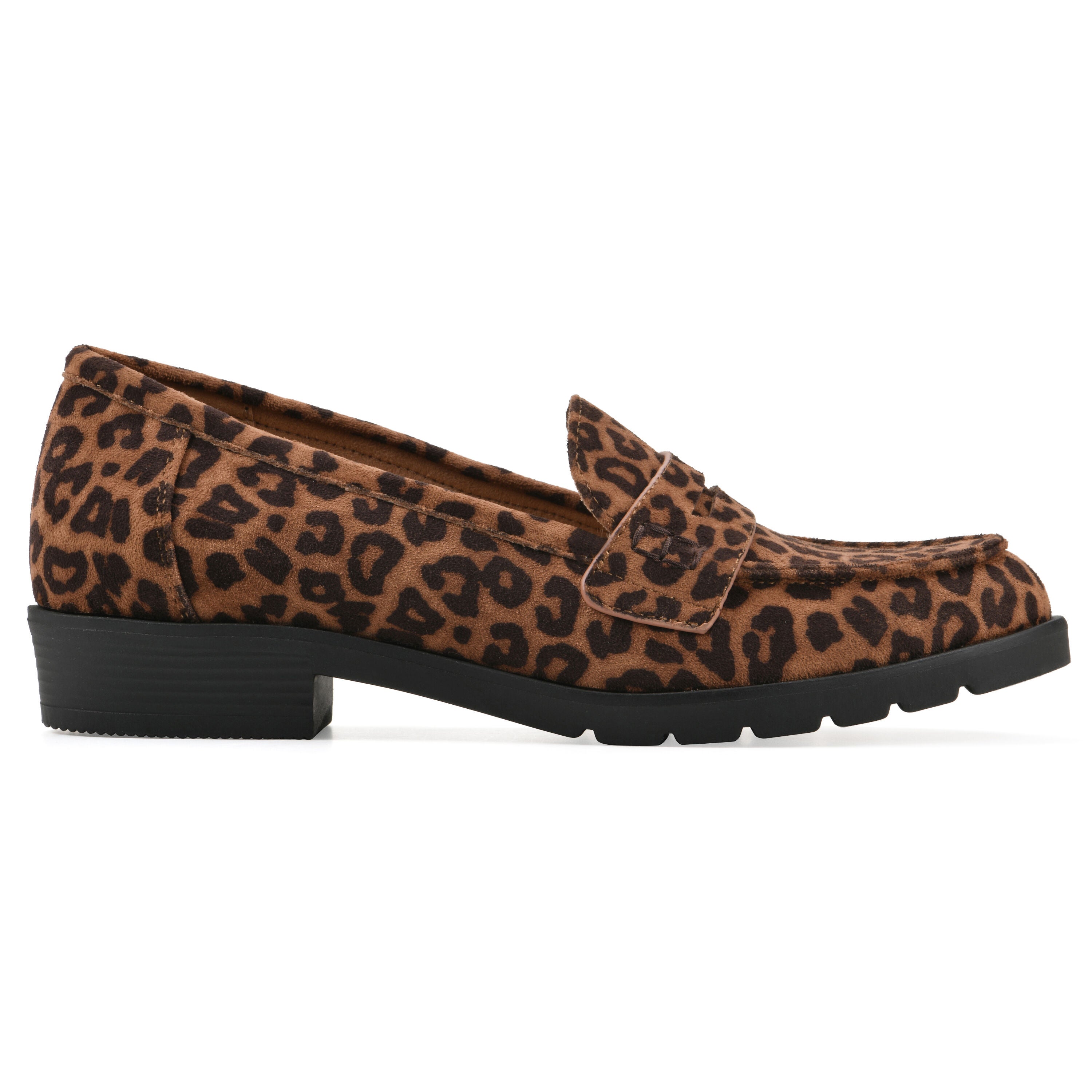 Galah Penny Loafer, DARK TAN LEOPARD, alternate image number 2