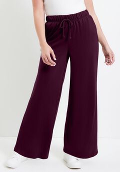Plus Size Wide Leg Joggers
