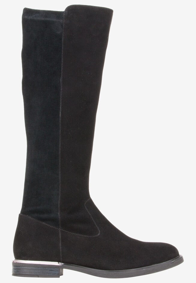 Bailey Stretch Boot , BLACK SUEDE, hi-res image number 0