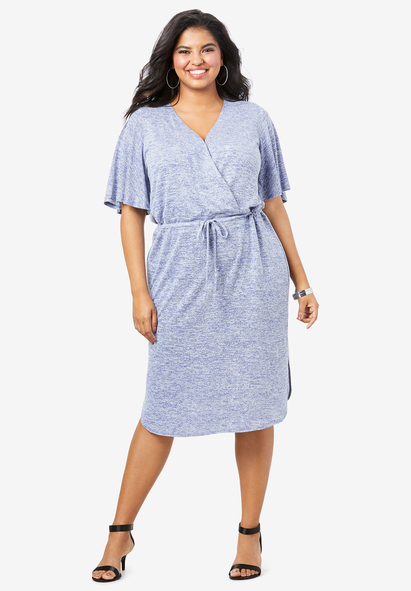 woman within casual dresses