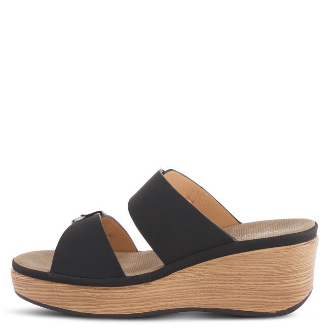 Shaniho Slide Sandal, BLACK, alternate image number null