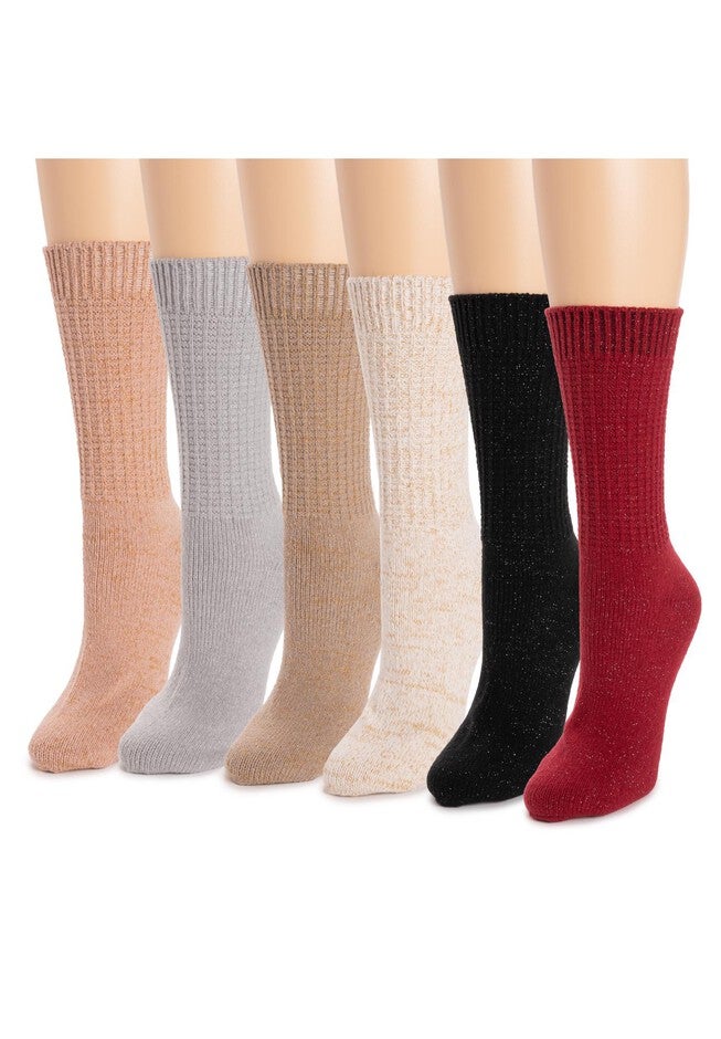 Microfiber 6 Pack) Boot Socks, , alternate image number null