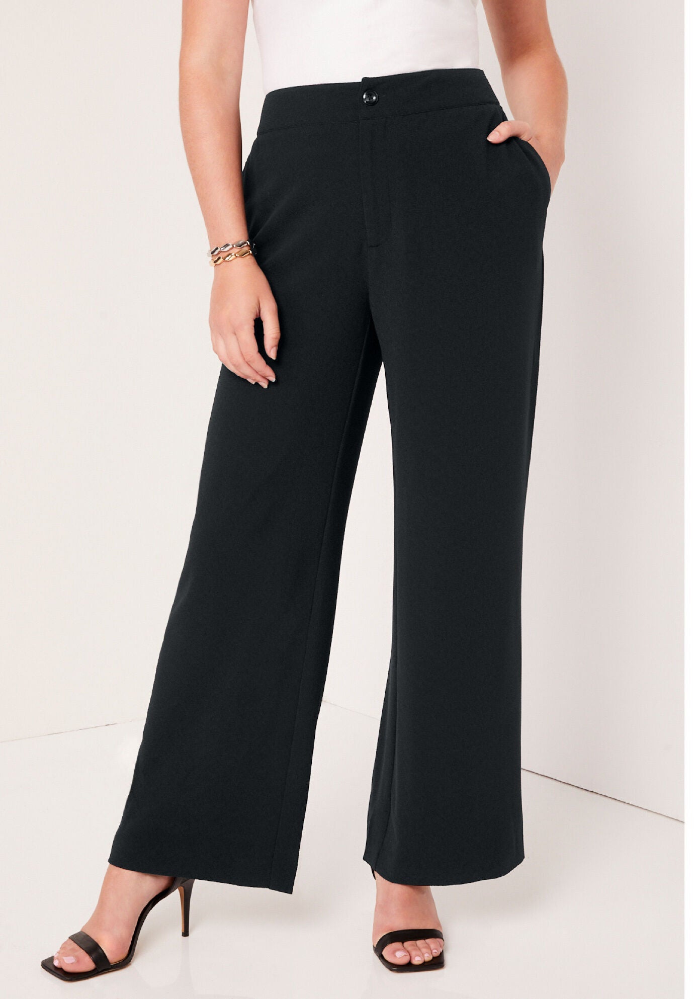 Woman within pants store