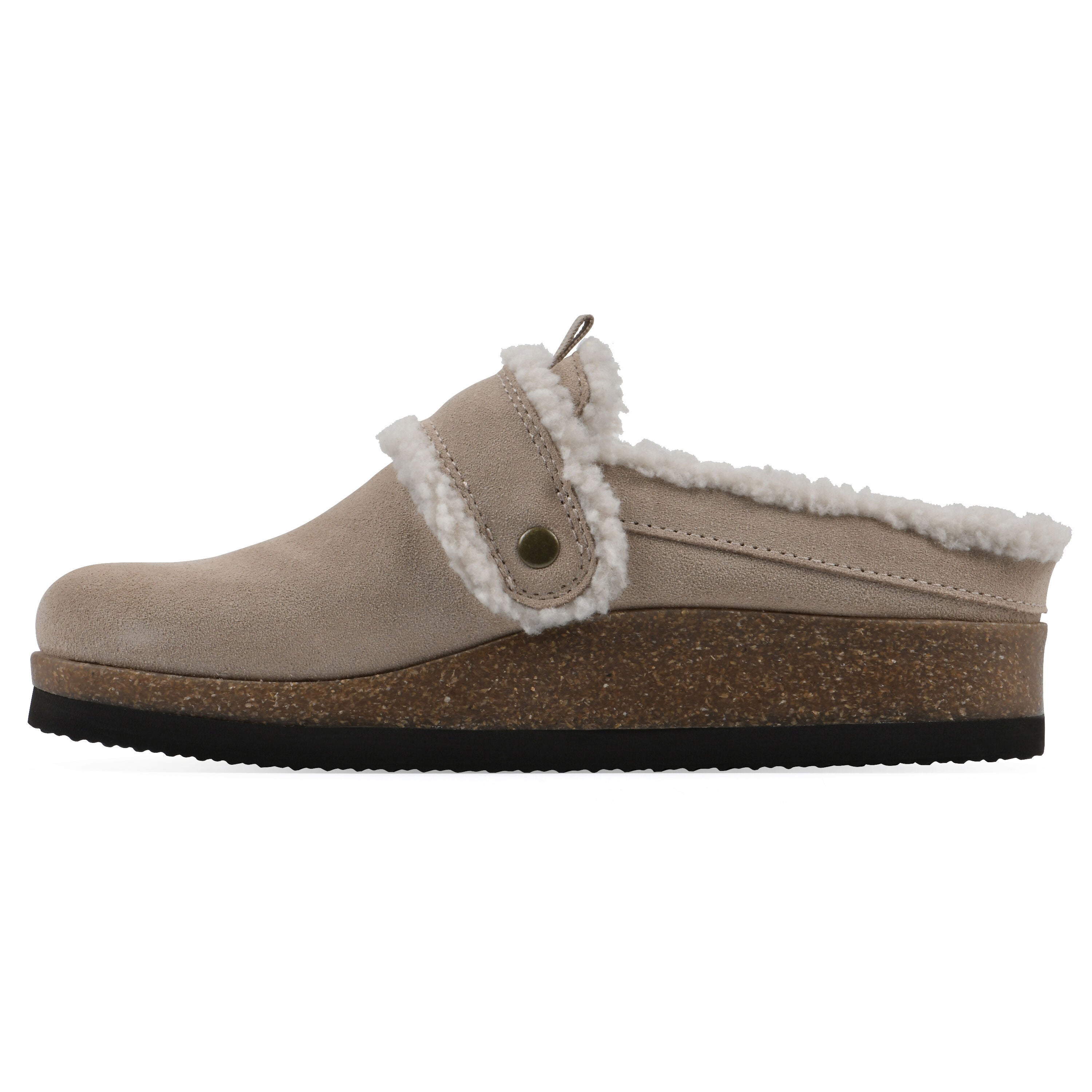 Baylen Footbeds Clog, SANDAL WOOD SUEDE, alternate image number 3