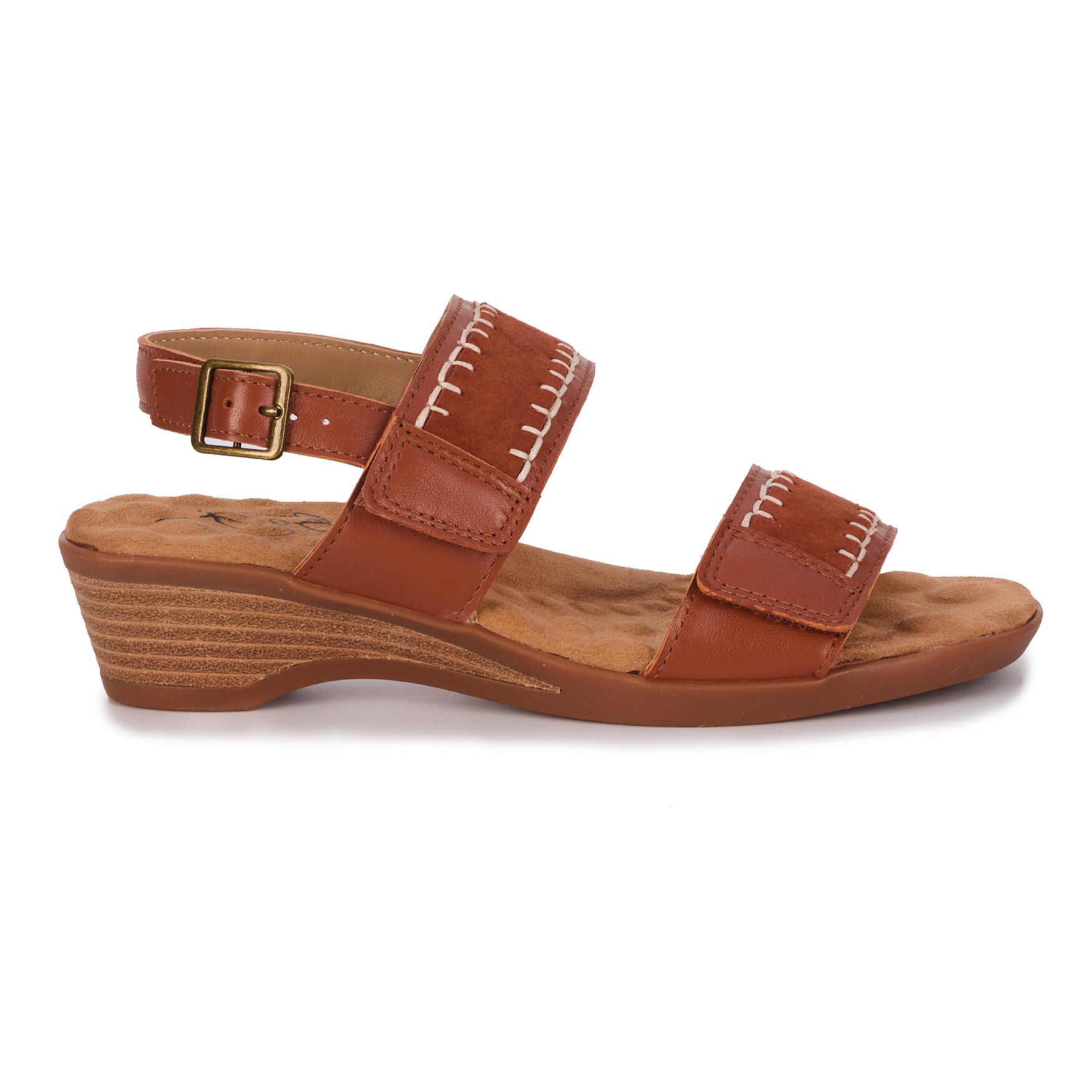 Kateri Sandal, GINGER SUEDE, alternate image number 2