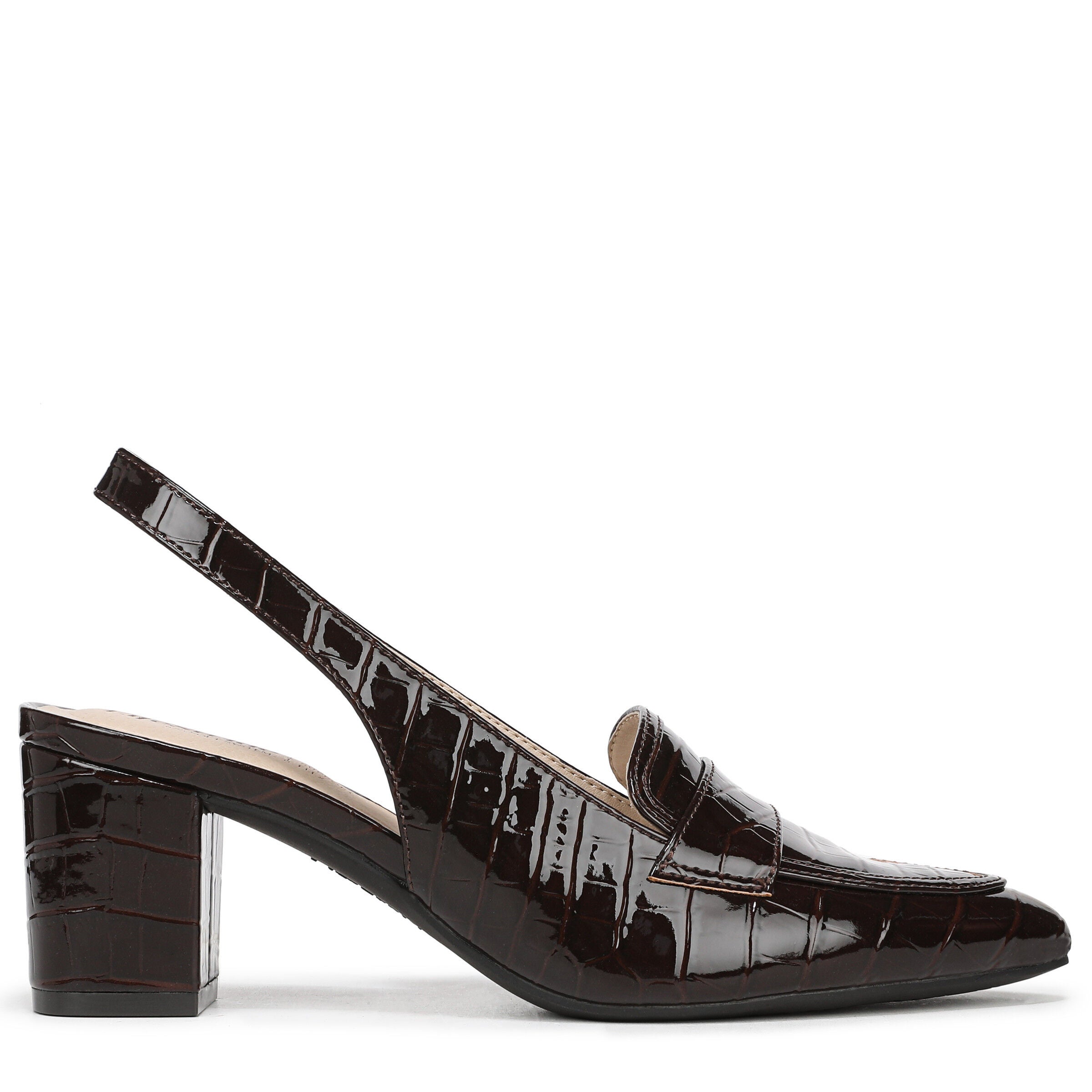 Angel Slingback Pump, DARK CHOCOLATE, alternate image number 3