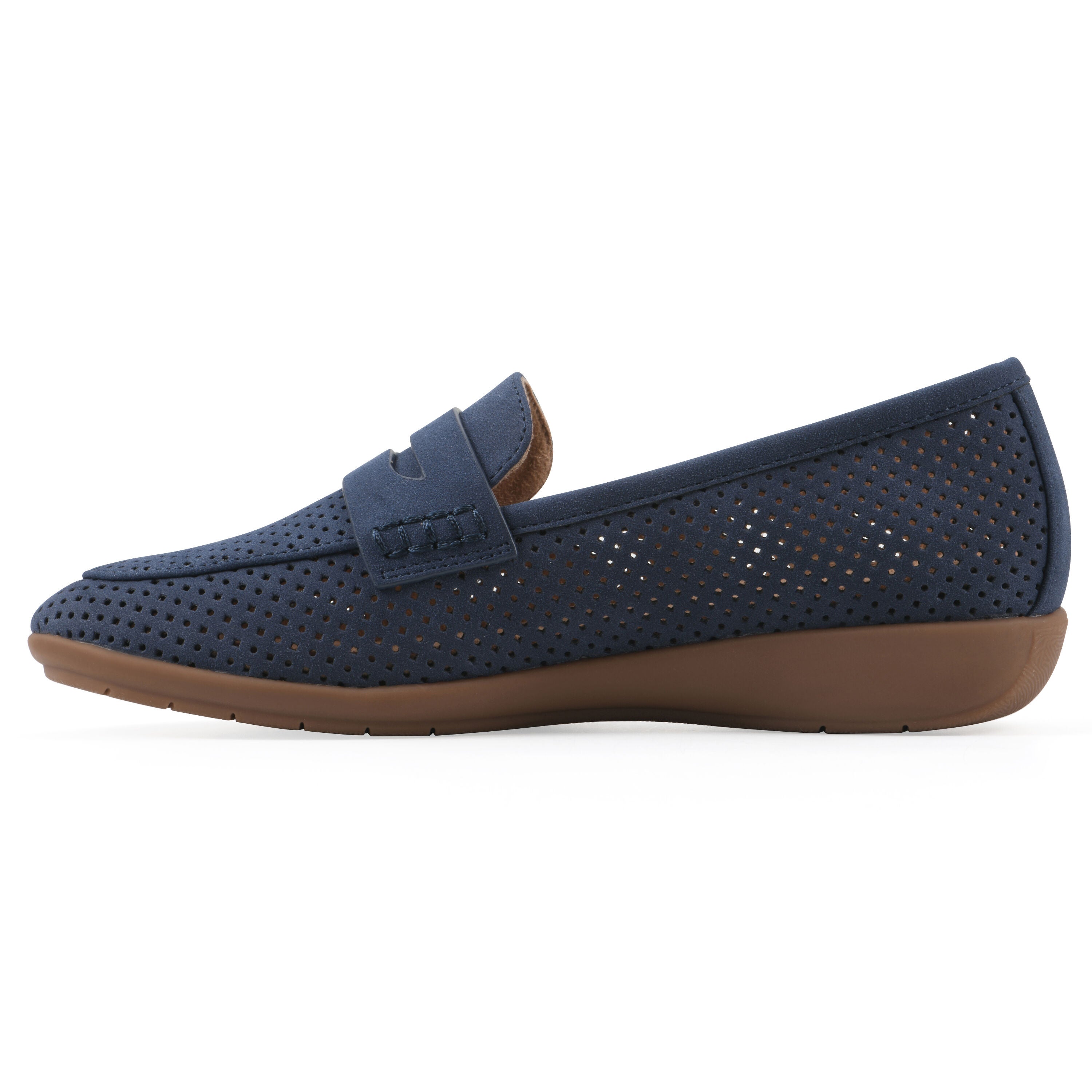 Samson Loafer, DARK BLUE NUBUCK, alternate image number 3