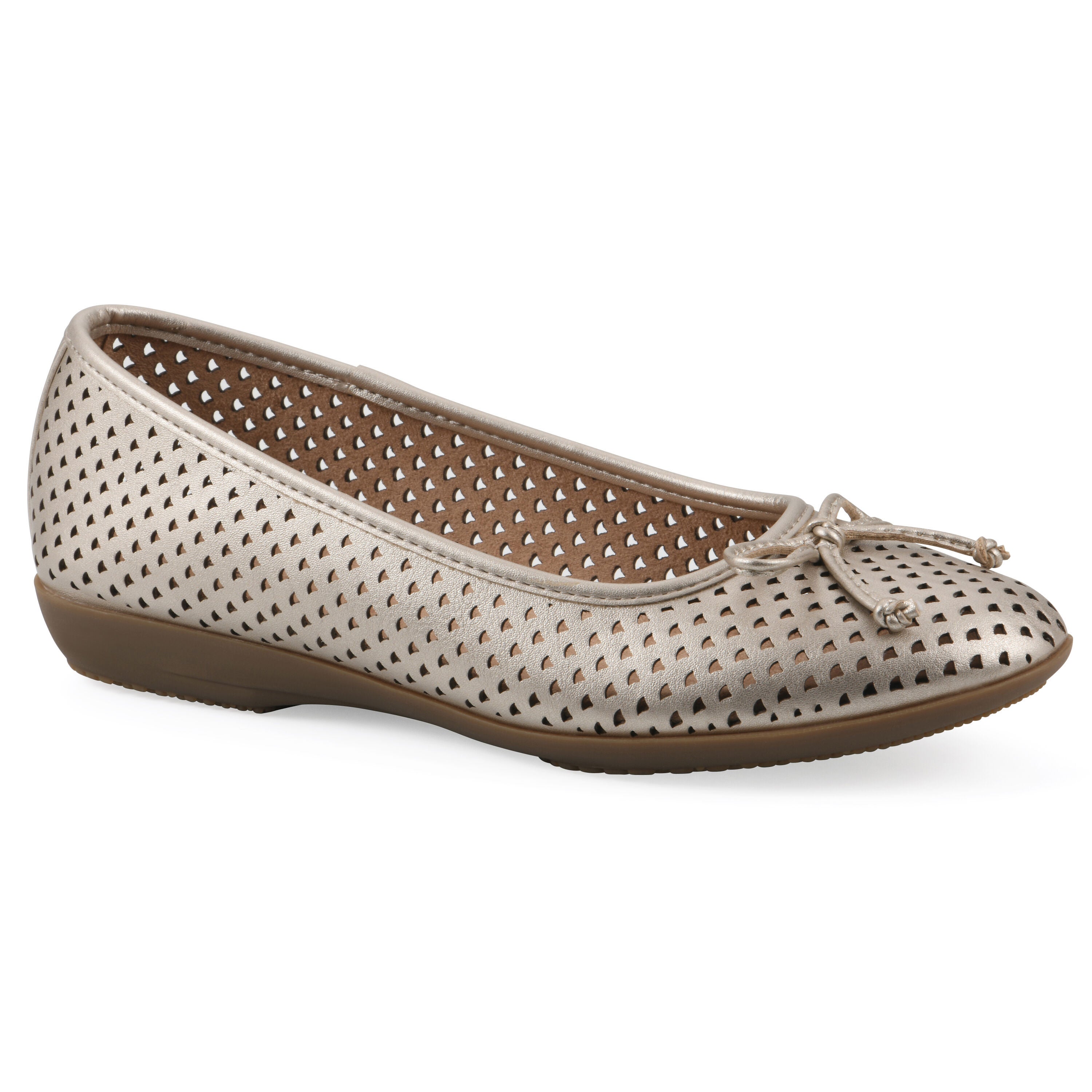 Carris Ballet Flat, PLATINO METALLIC, hi-res image number 0