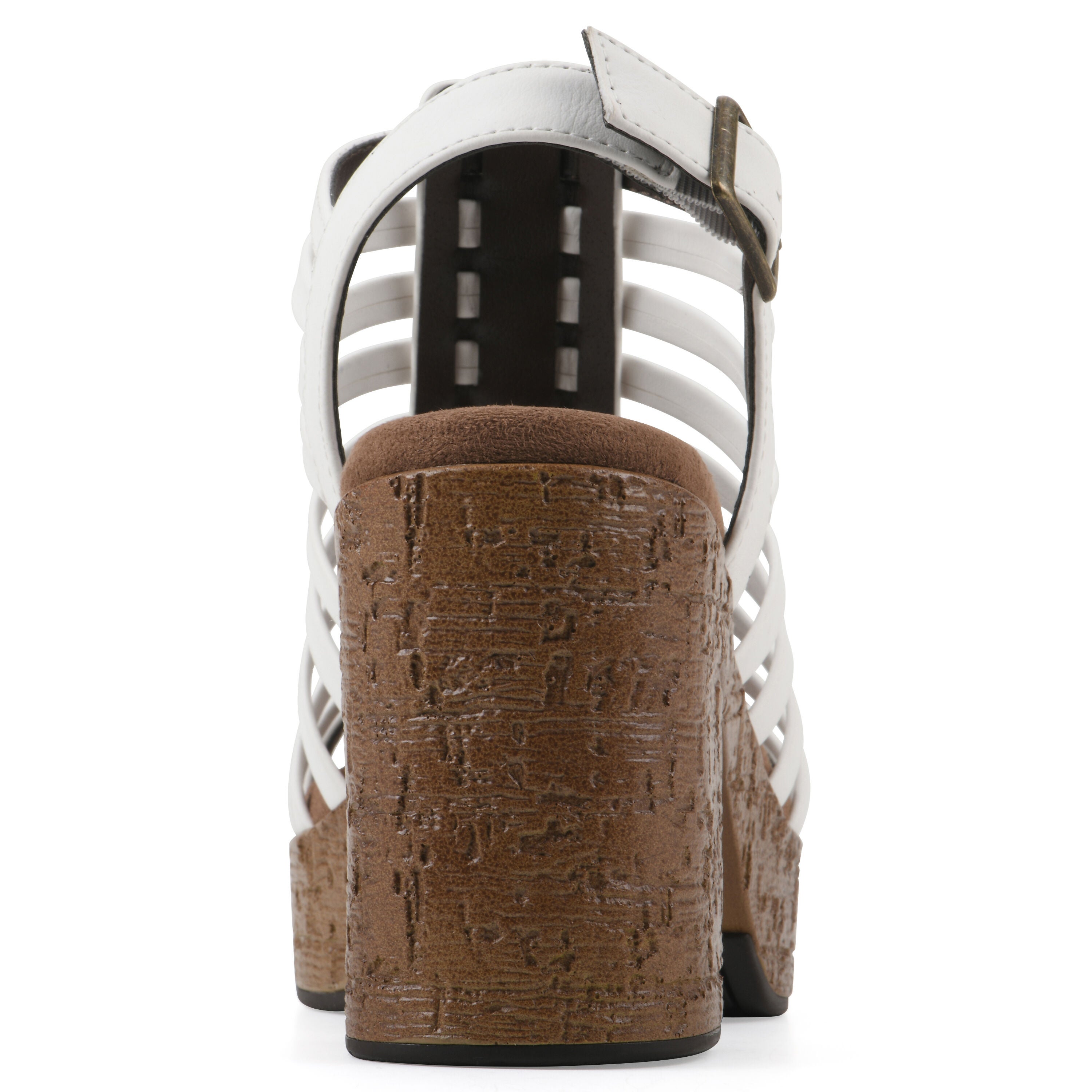 Barbea Platform Sandal, WHITE SMOOTH, on-hover image number 1