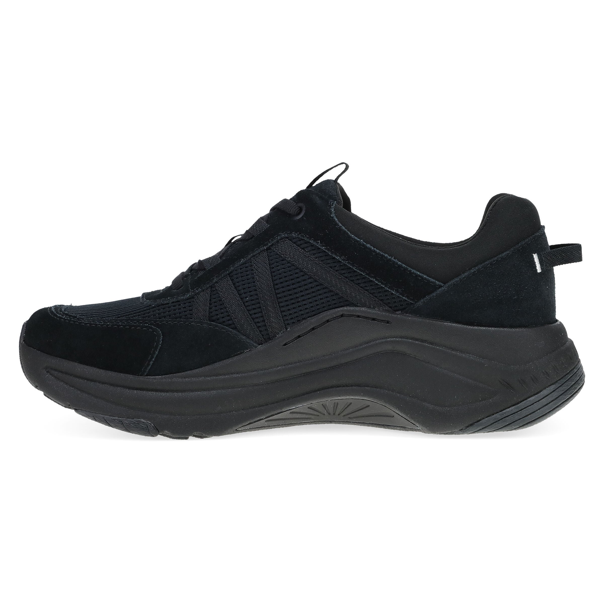 Poppy Laceup Sneaker, BLACK BLACK, alternate image number 6