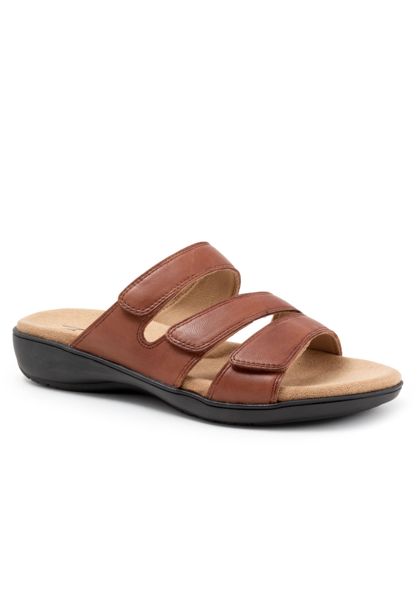 Woman within shop sandals