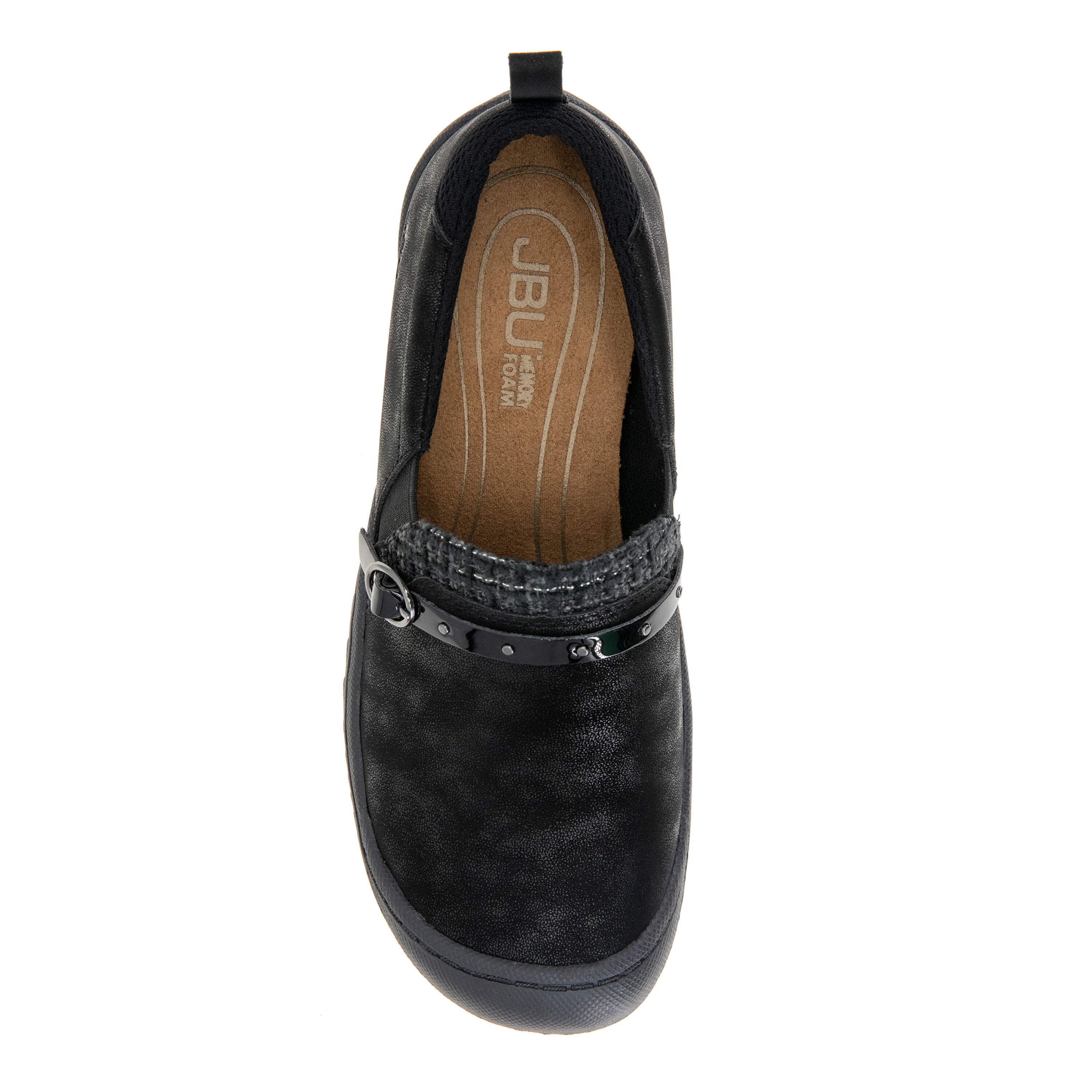 Mavis Slip-On Flat, BLACK, alternate image number 4