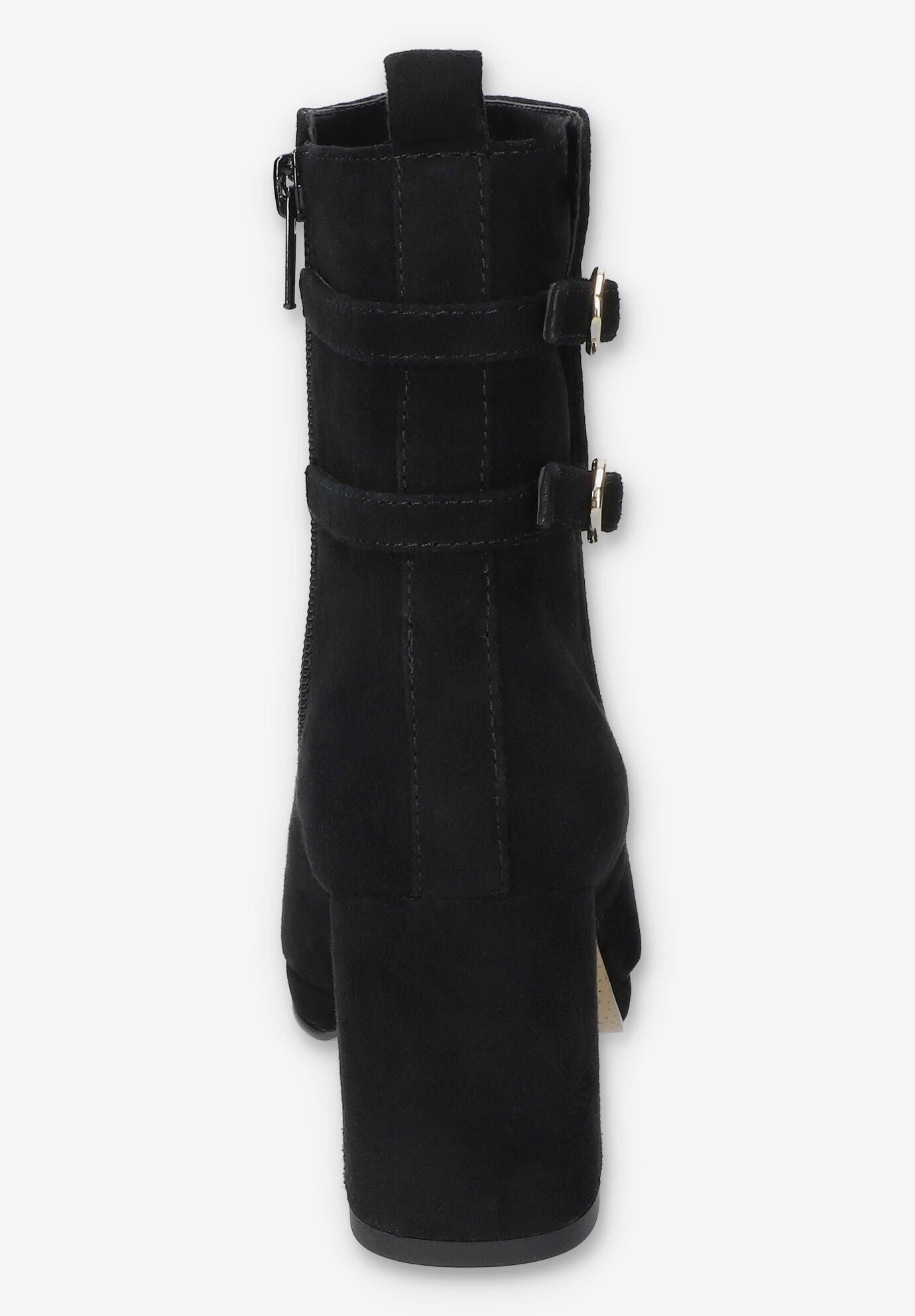 Orchard Sqaure Toe Ankle Boot, BLACK SUEDE LEATHER, on-hover image number 1