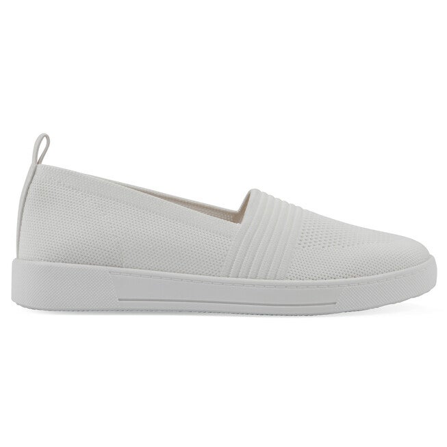 Upright Slip On Sneaker, WHITE FABRIC, alternate image number 2