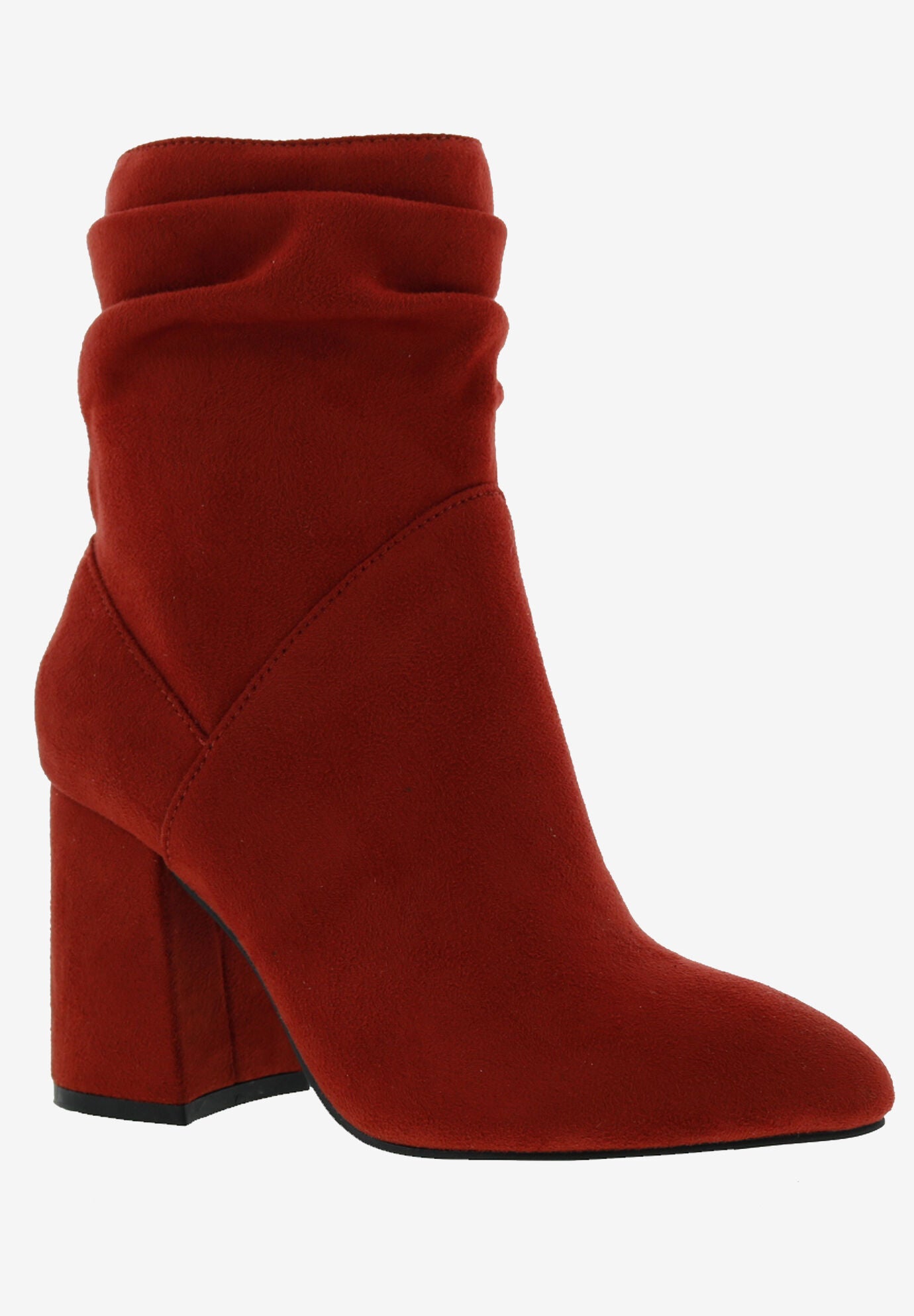 Carson Bootie, RED MICROSUEDE, hi-res image number 0