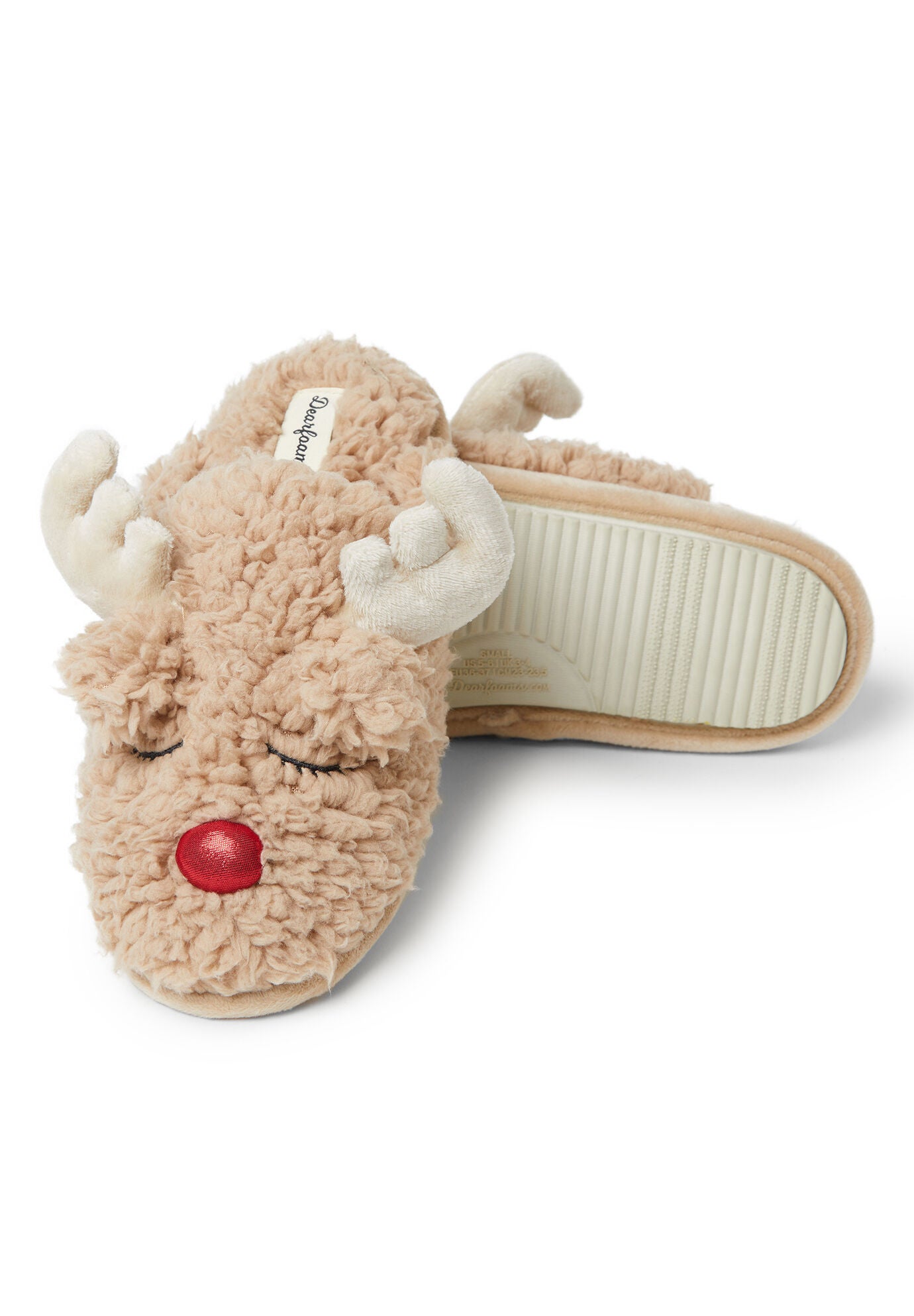 Woman on sale within slippers