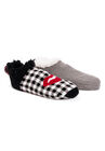 2 Pair Pack Infused Cabin Footie Slipper Socks, JASMINE, hi-res image number null