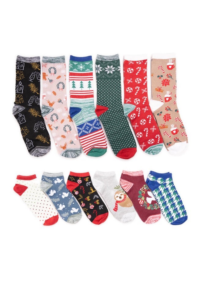 12 Days Of Christmas Socks, MULTI, hi-res image number null