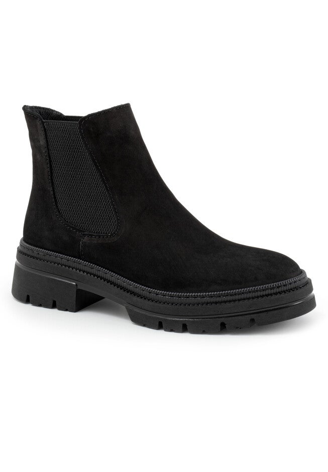 Darla Bootie, BLACK NUBUCK, hi-res image number 0