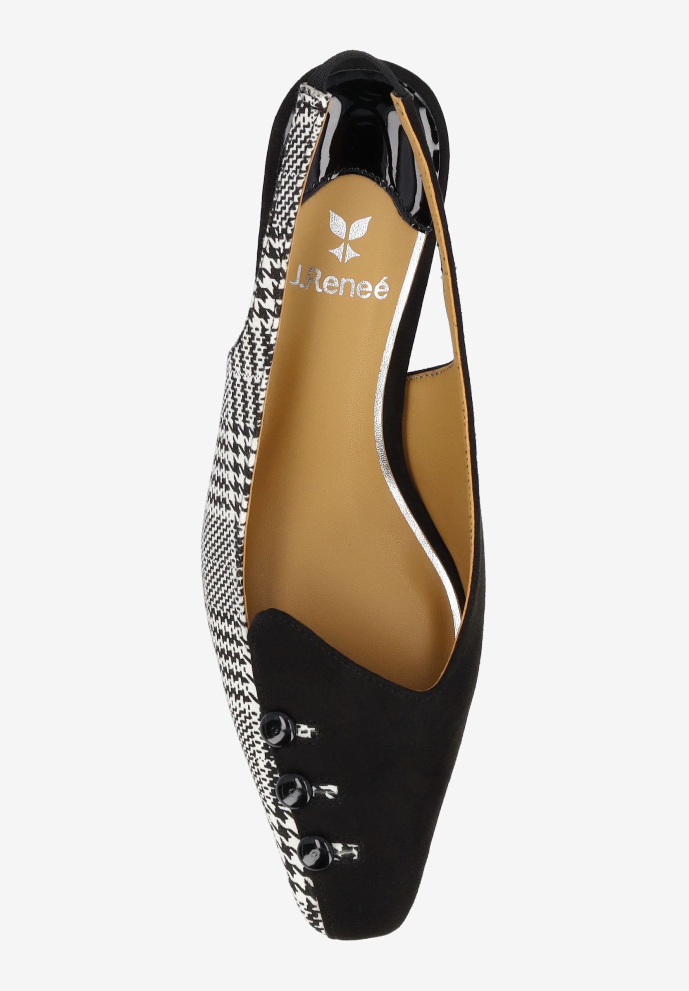 Palora Sling Back Pump, BLACK WHITE, alternate image number 1