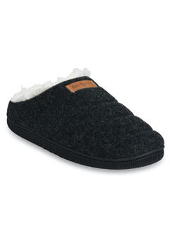 Faux Wool Tube Quilt Clog Slipper Slippers