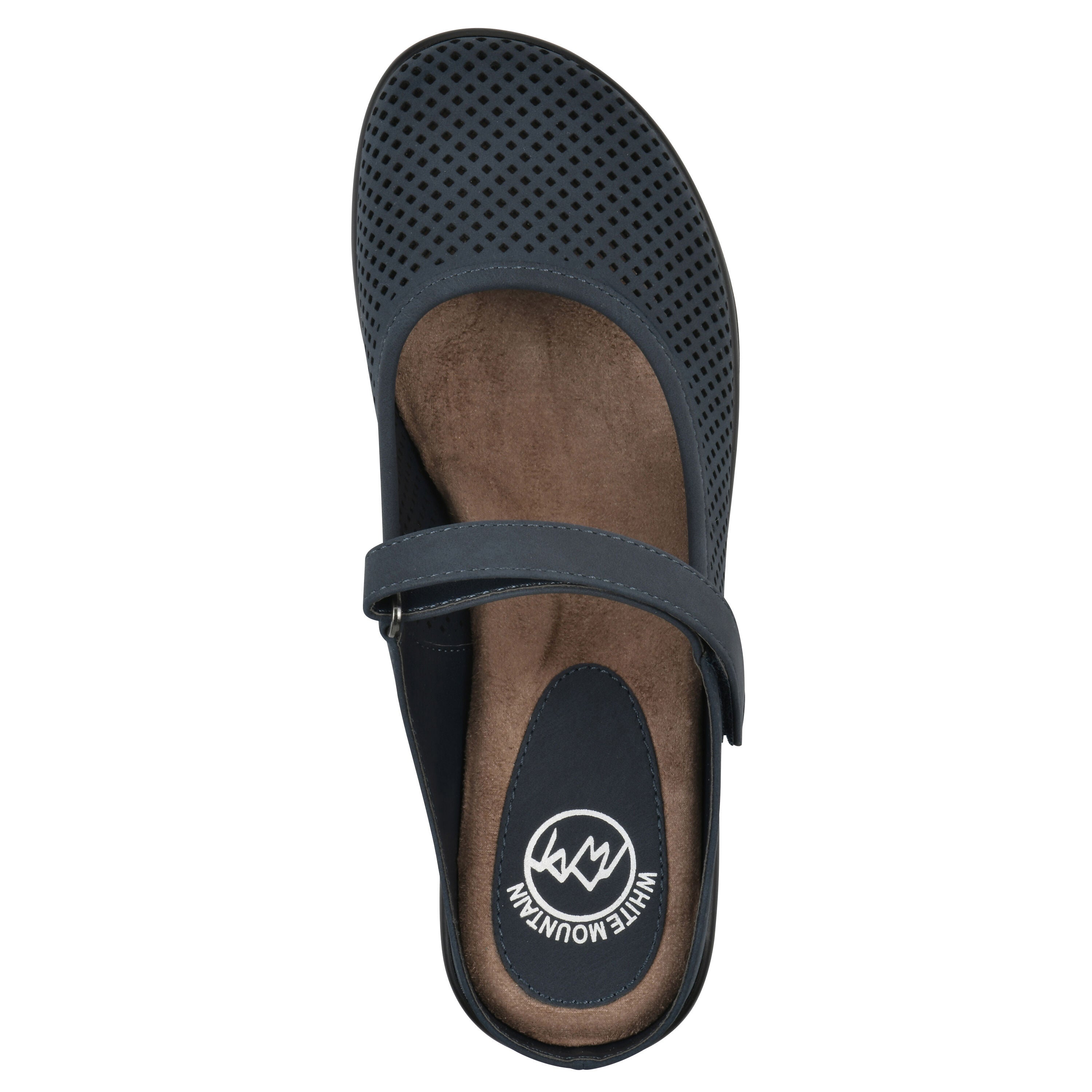 Vinto2 Mary Jane Clog, NAVY SUEDED SMOOTH, alternate image number 4