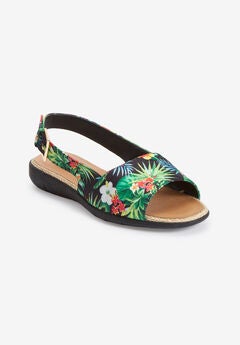 Elastic Strap Sandals