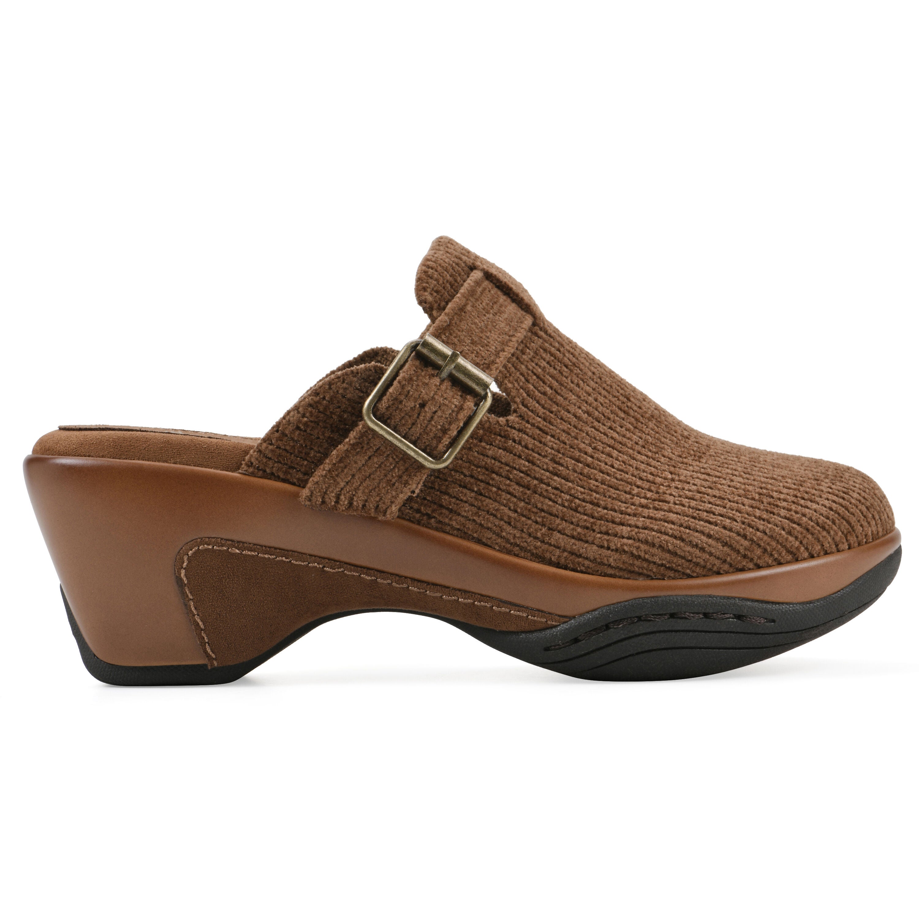 Vias Slip-on Clog, PECAN FABRIC, alternate image number 2