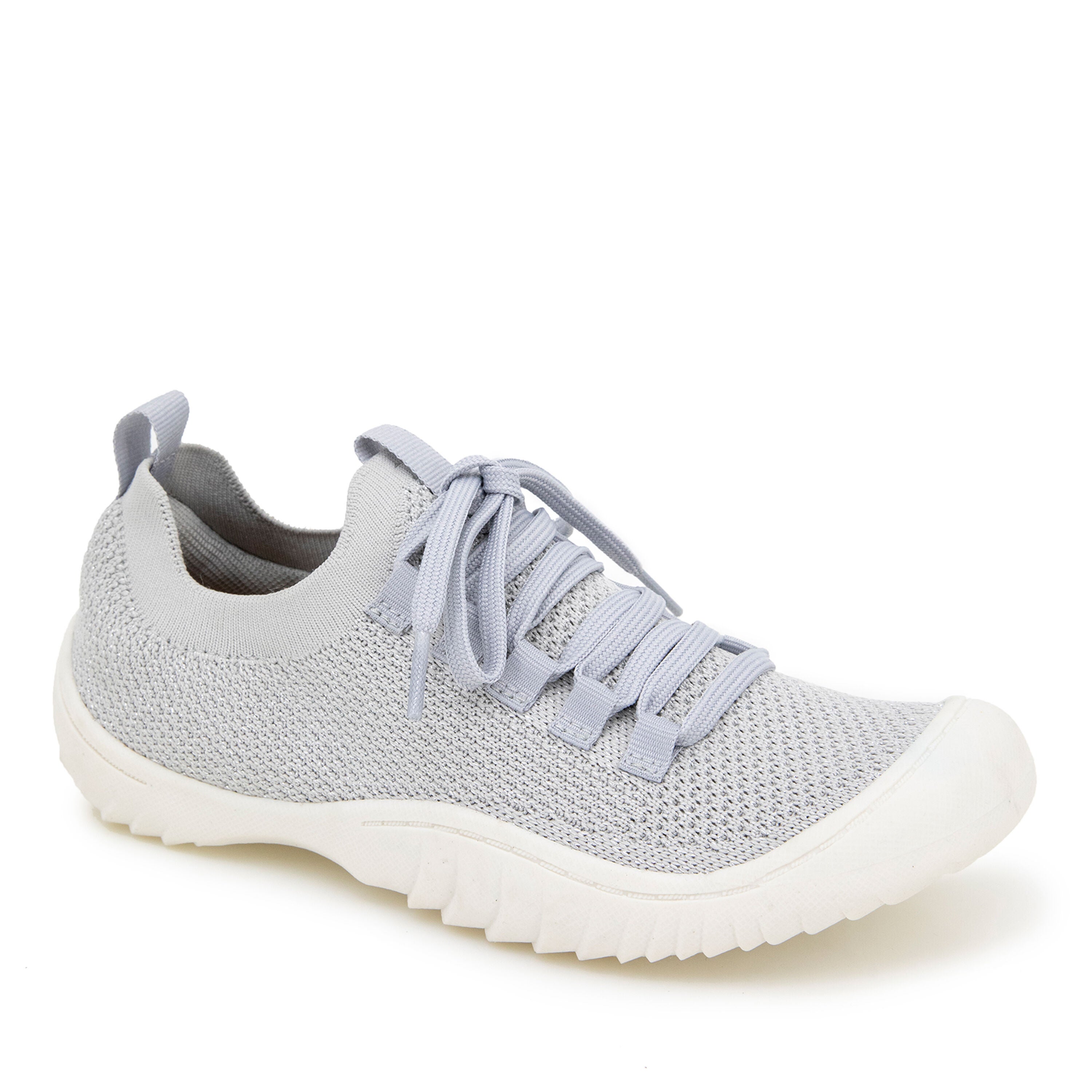 Brittney Slip-On Lace Up Sneaker, LIGHT GREY, hi-res image number 0