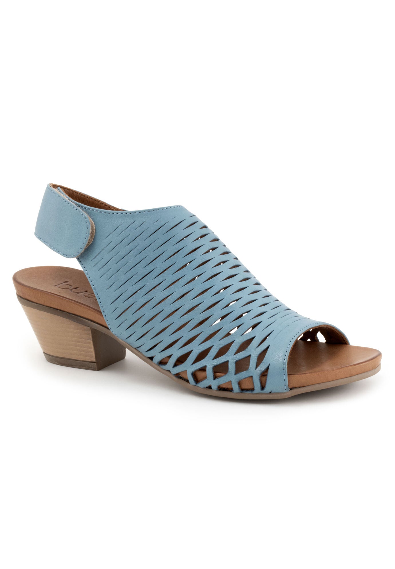 Lacey Sling Back Heel, DENIM, hi-res image number 0