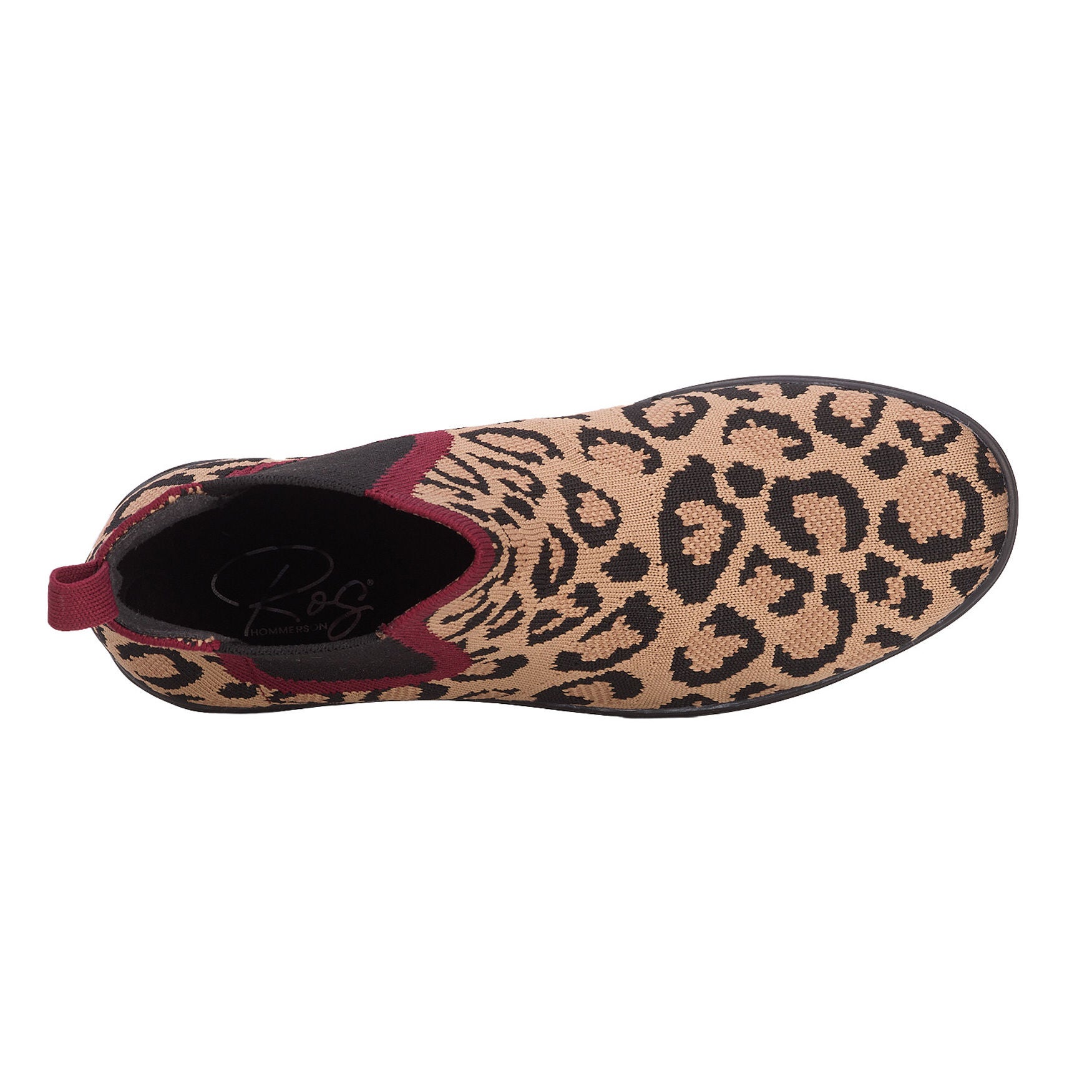 Grady Stretch Knit Bootie, LEOPARD, alternate image number 5
