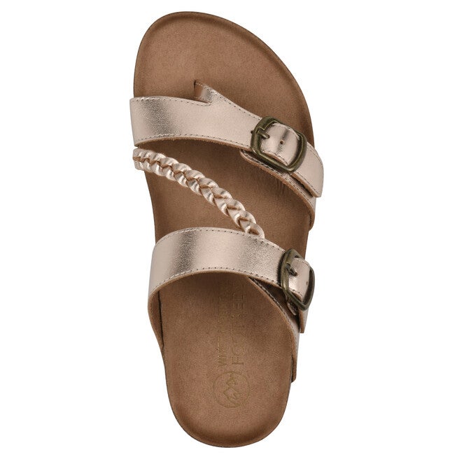 Hammy Footbeds Sandal, ROSEGOLD LEATHER, alternate image number 4