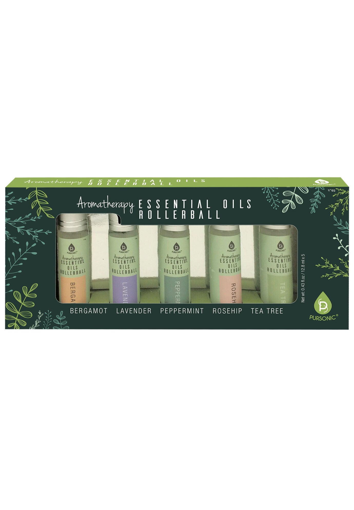 Aromatherapy Essential Oils Rollerballs, 5 PACK, hi-res image number 0