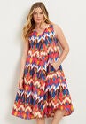 Sleeveless Swing Dress, , alternate image number null
