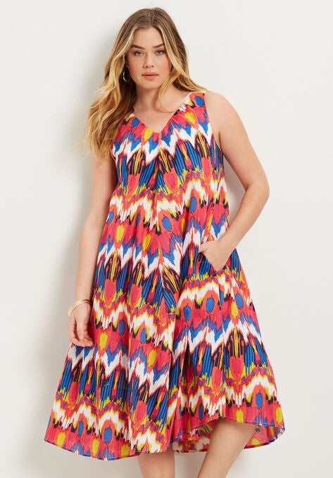 Sleeveless Swing Dress, , alternate image number null