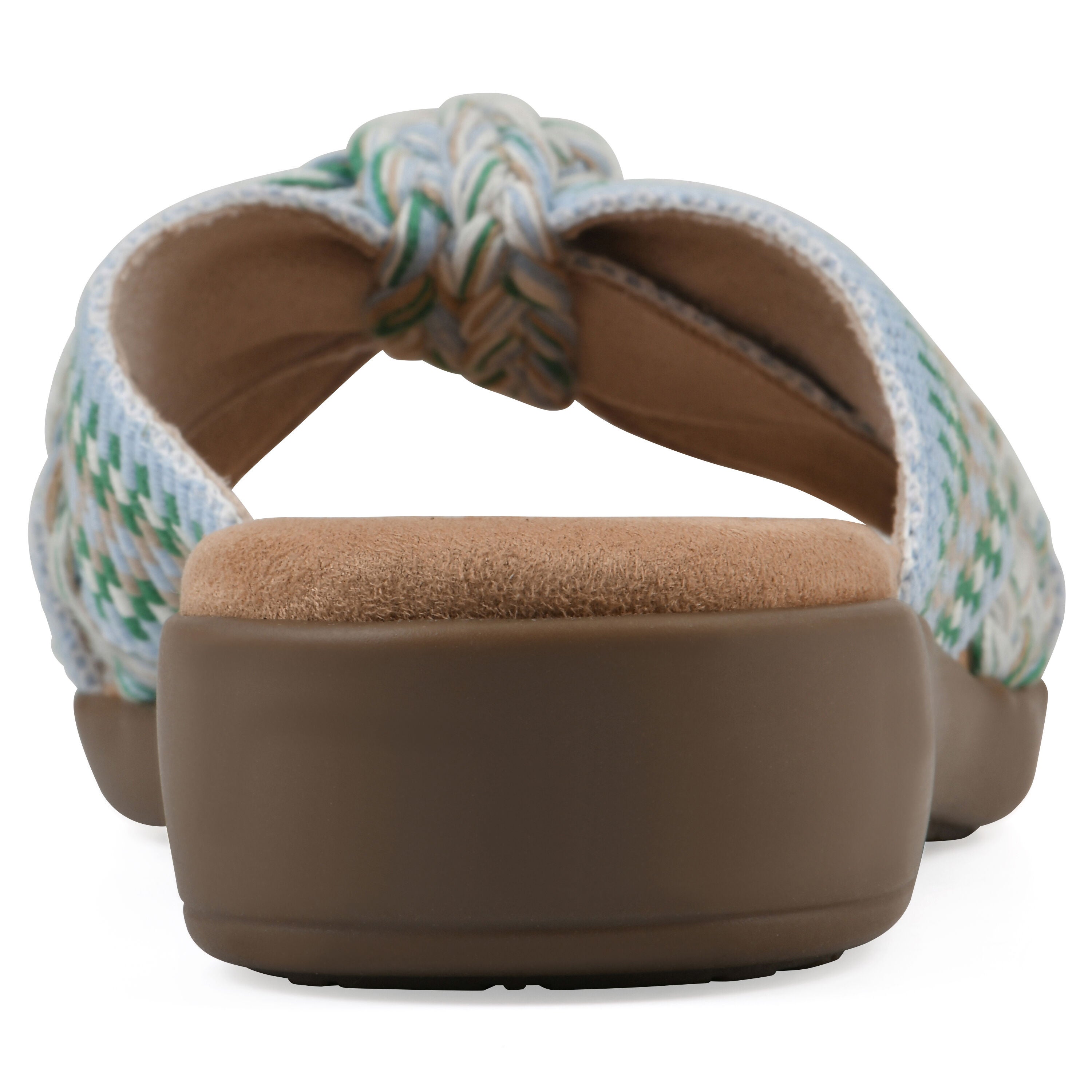 Blinding Slide Sandal, GREEN MULTI FABRIC, on-hover image number 1