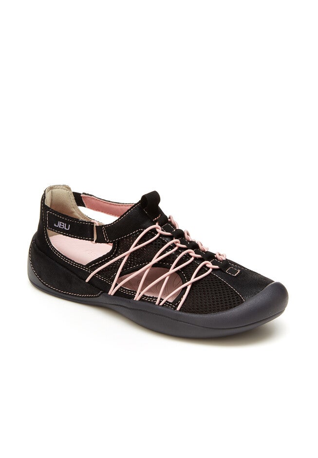 Sizzle Eco Vegan Water Ready Slip On, BLACK DUSTY BLUSH, hi-res image number null