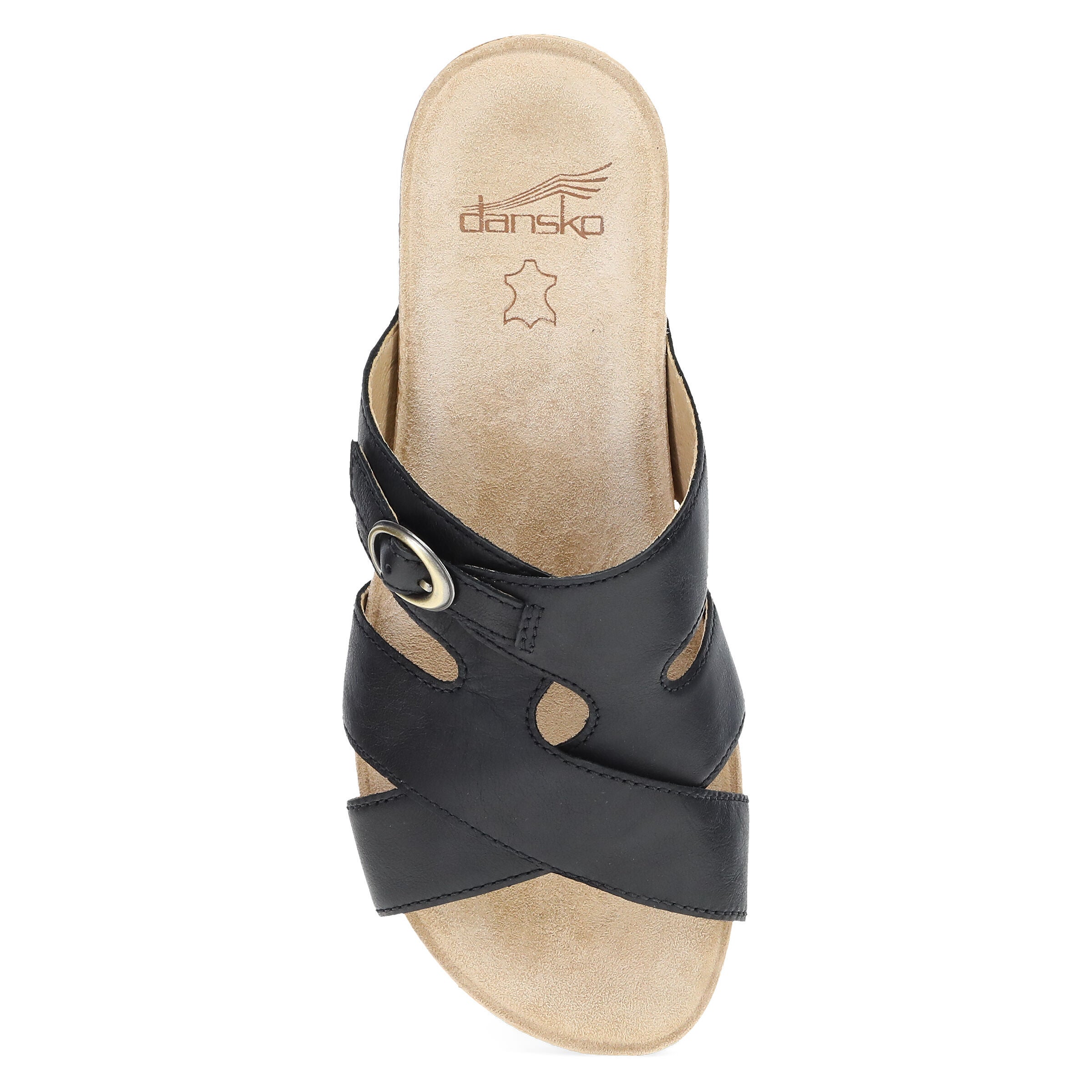 Regan Leather Sandal, BLACK, alternate image number 5