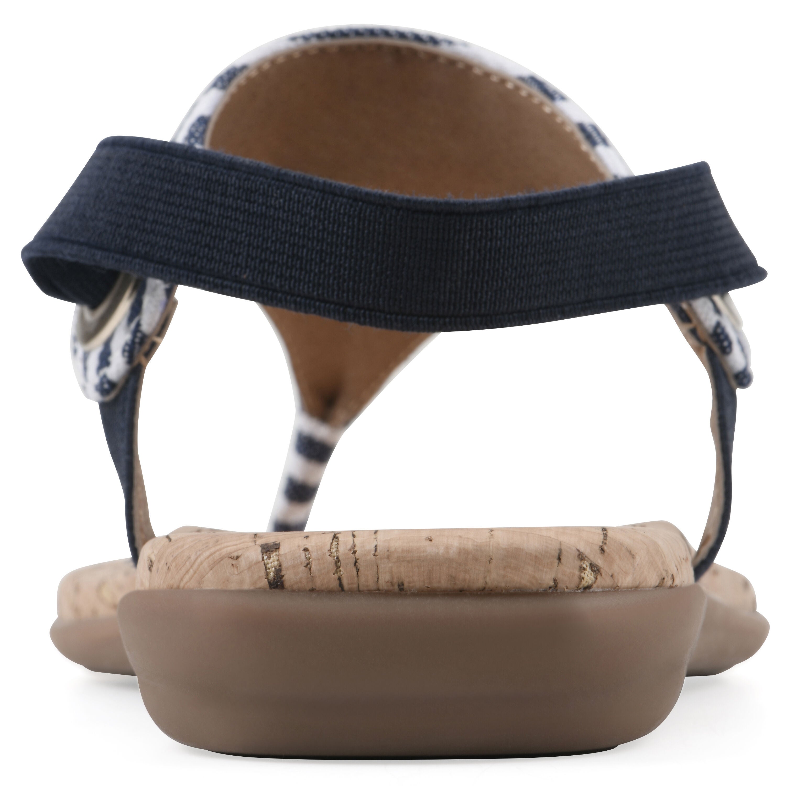 Lifeway Sling back sandal, NAVY WHITE STRIPE, on-hover image number 1