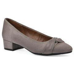 Bordeaux Low Block Heel