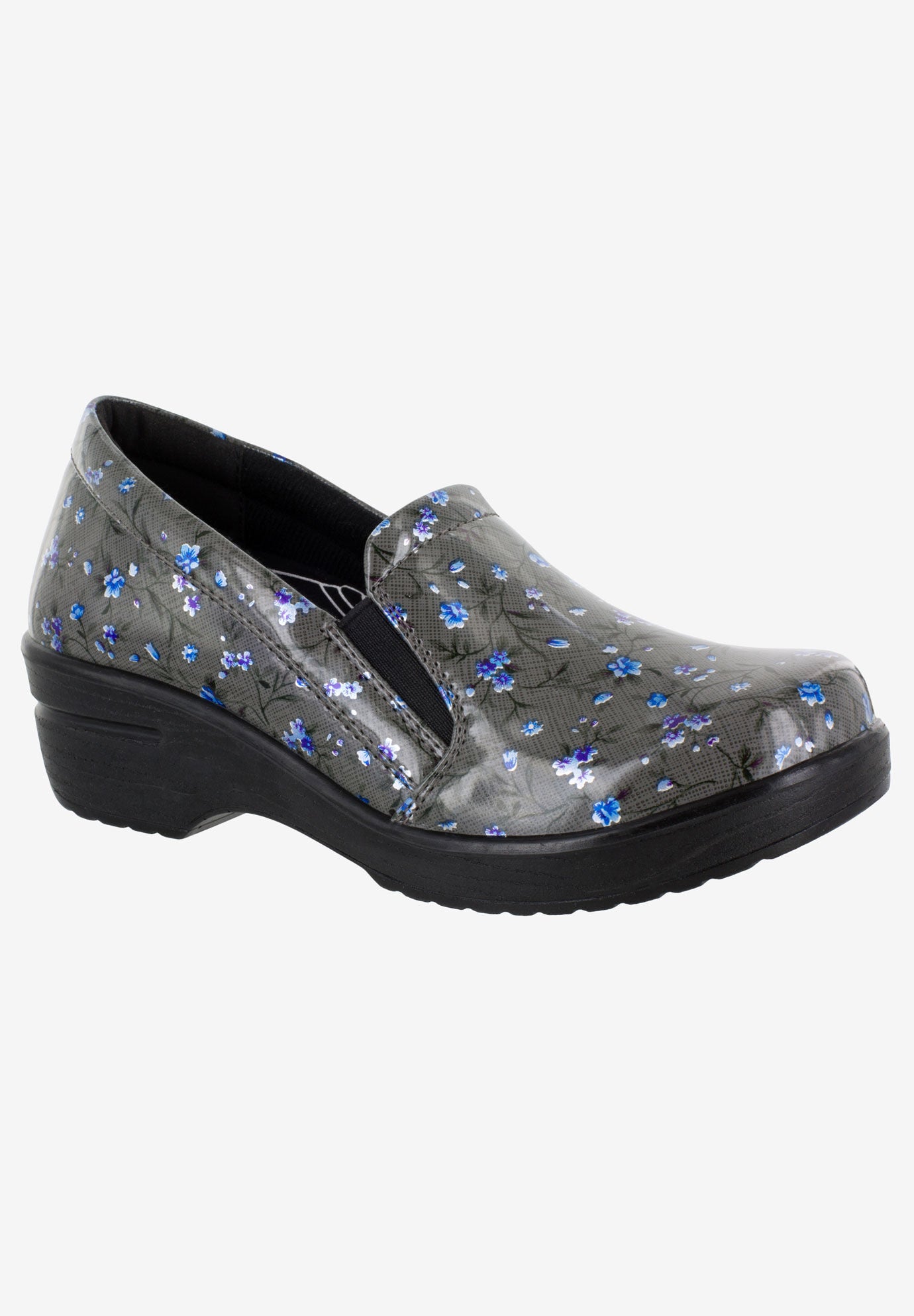 Leeza Slip-On   , GREY BLUE FLORAL, hi-res image number 0