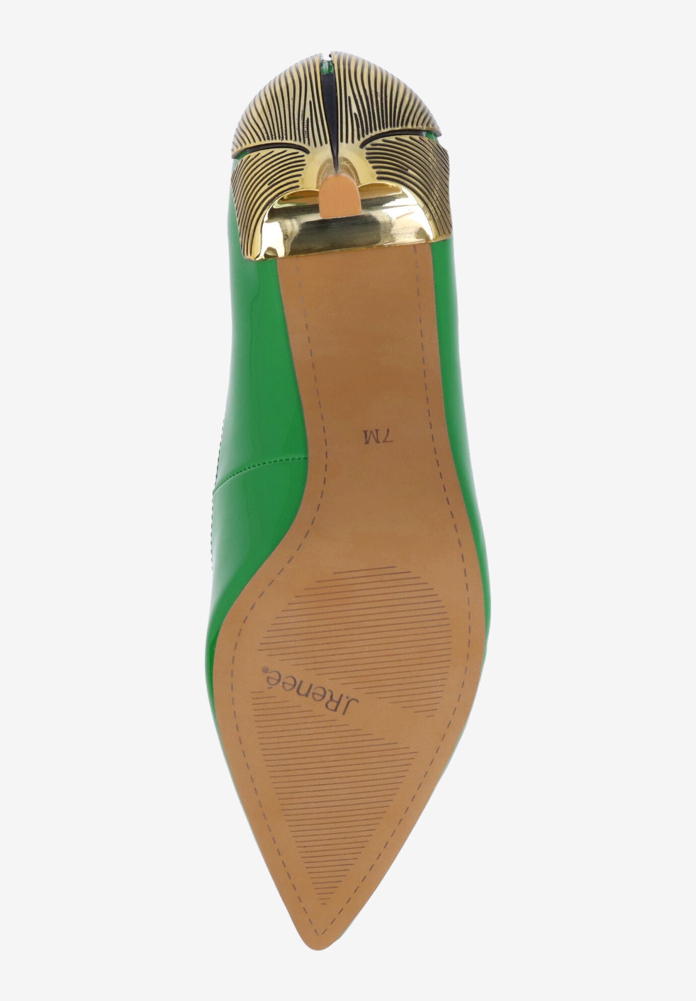 Tacy Slip On Pump, GREEN, alternate image number 6