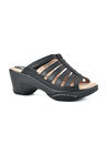 White Mountain Valencia Mule, BLACK BURNISHED SMOOTH, hi-res image number null