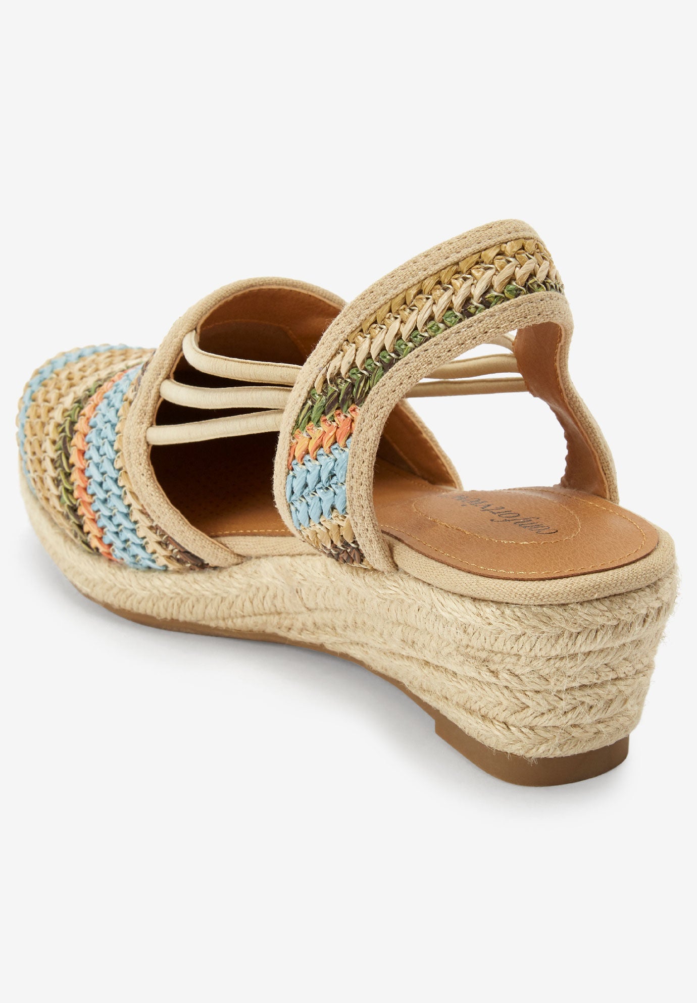 woman within wide sandals