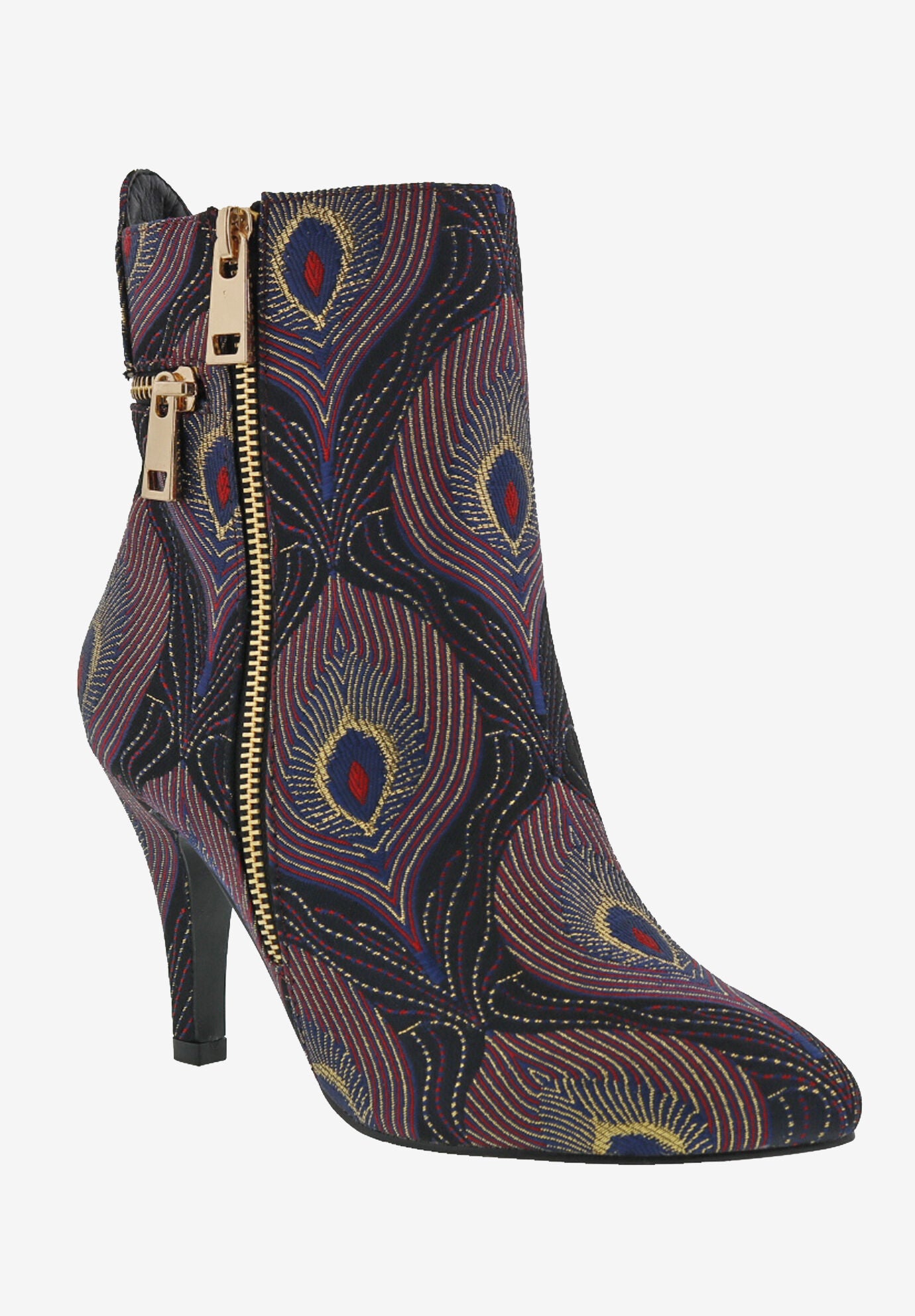 Claudette Bootie, WINE GOLD COMBO, hi-res image number 0